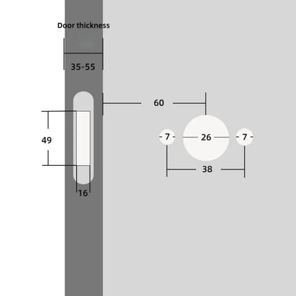Bluetooth Fingerprint Smart Door Lock with Keyboard Handle for Home Apartment Office Front Door Bedroom Front Door Lock