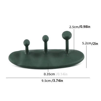 1 Pair Washable Weight Lifting Grips 3-finger Silicone Grip Silicone Palm Grips Breathable Anti-slip Dumbbell Grippers