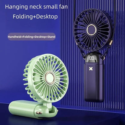 Mini Handheld Small Fan Portable Portable Silent Office Desk Student On Dormitory Charging Outdoor Hand Holding Fan Small
