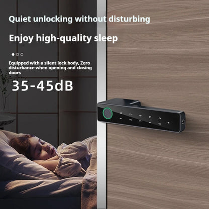 Bluetooth Fingerprint Smart Door Lock with Keyboard Handle for Home Apartment Office Front Door Bedroom Front Door Lock