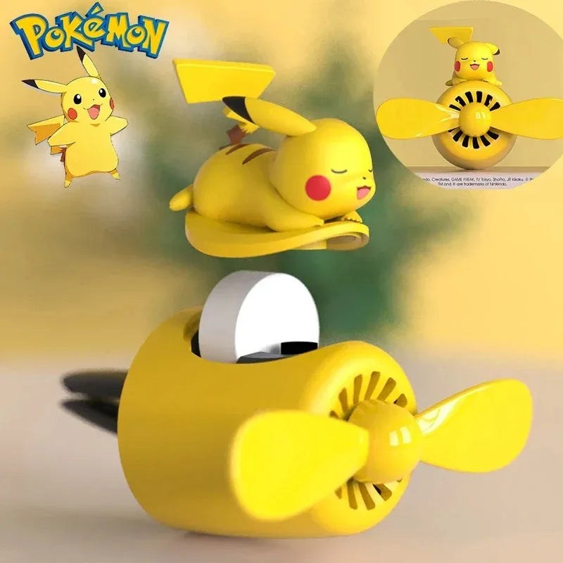 Pokemon Anime Pikachu Car Air Freshener Fruit and flower Smell Diffuser Auto Cartoon Decoration Accessories Cute Holiday Gifts