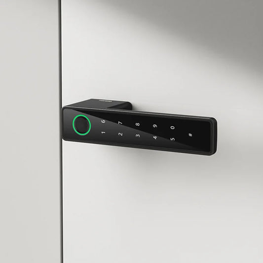 Bluetooth Fingerprint Smart Door Lock with Keyboard Handle for Home Apartment Office Front Door Bedroom Front Door Lock