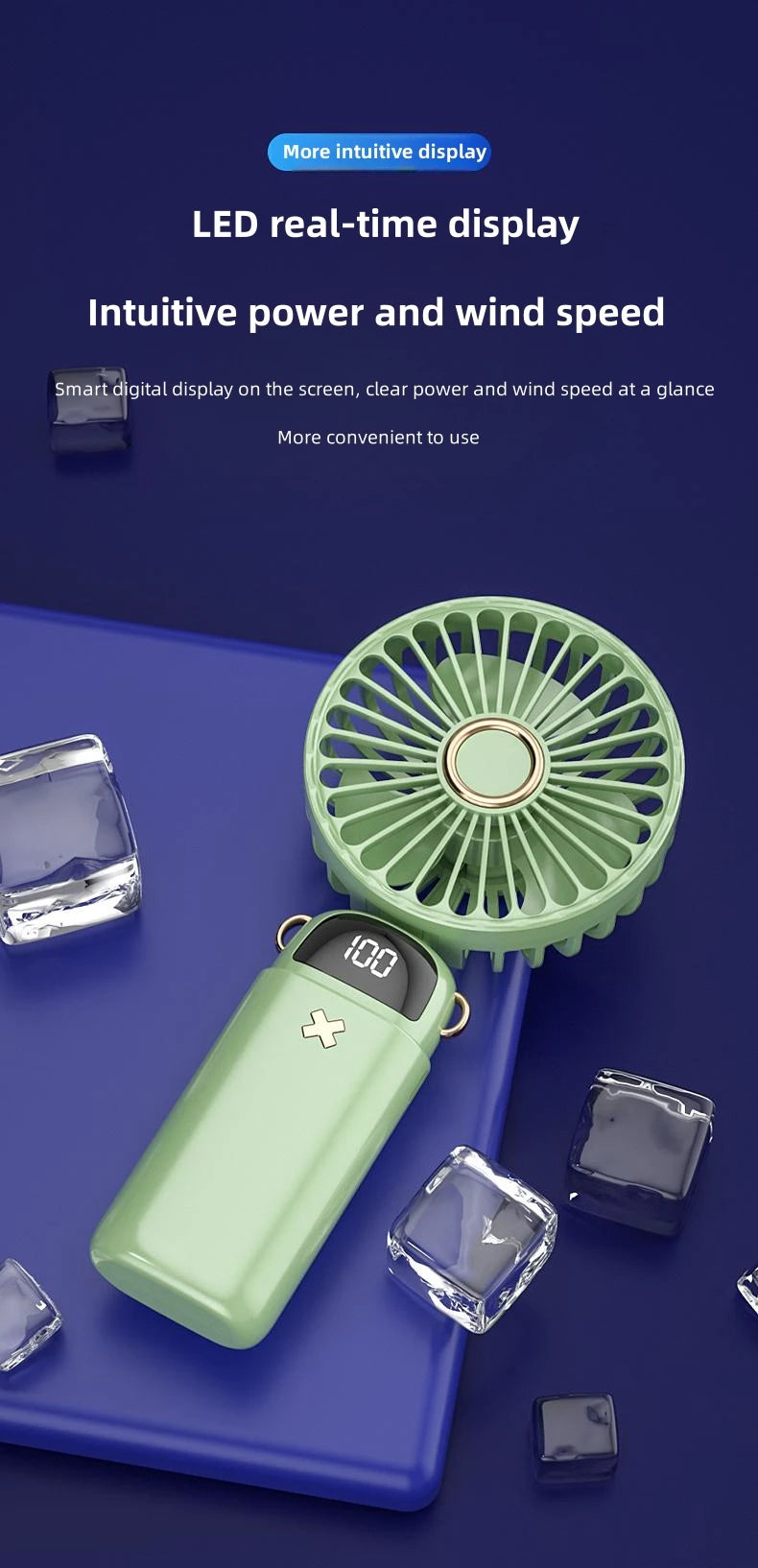 Mini Handheld Small Fan Portable Portable Silent Office Desk Student On Dormitory Charging Outdoor Hand Holding Fan Small