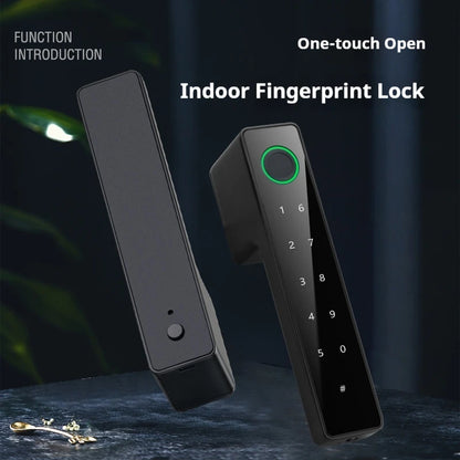 Bluetooth Fingerprint Smart Door Lock with Keyboard Handle for Home Apartment Office Front Door Bedroom Front Door Lock