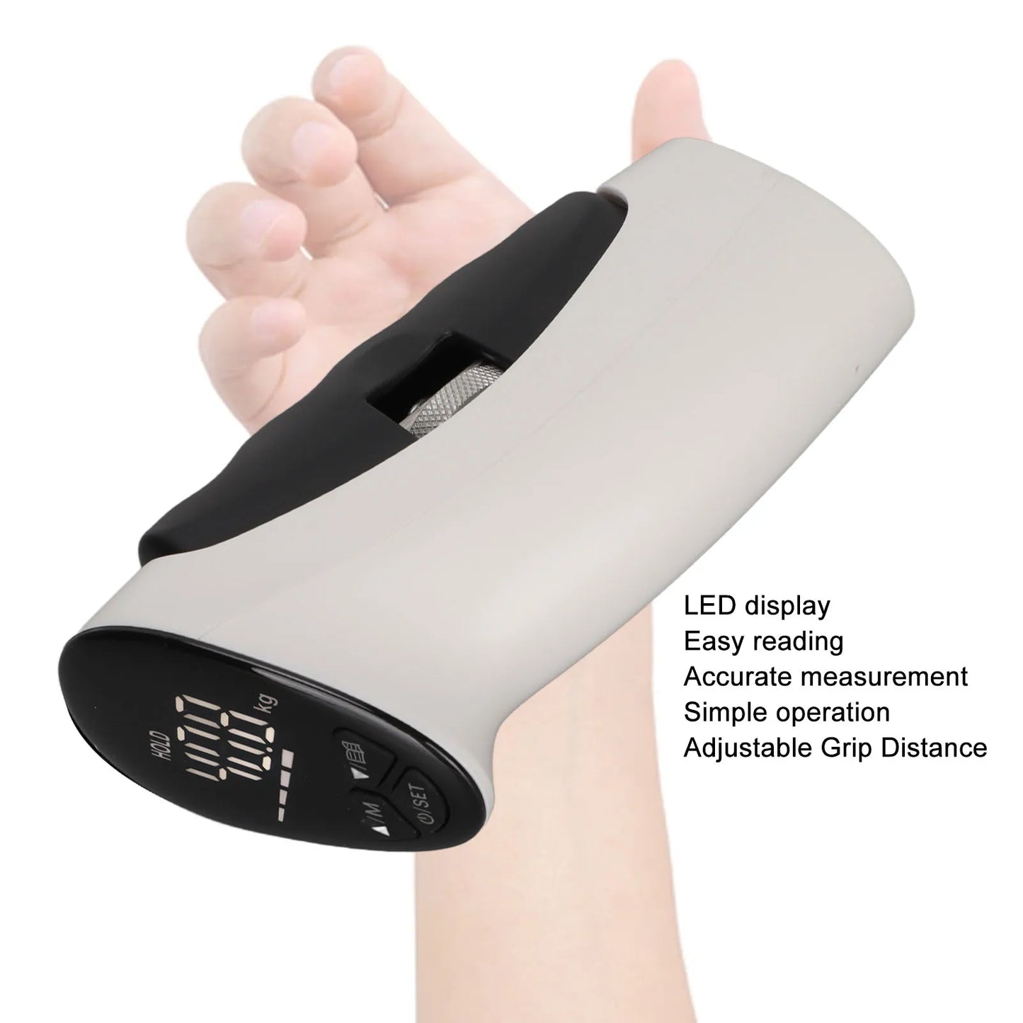 Hand Grip Strength Dynamometer Electronic Hand Dynamometer Easy Reading Accurate Measurement Simple for Fitness
