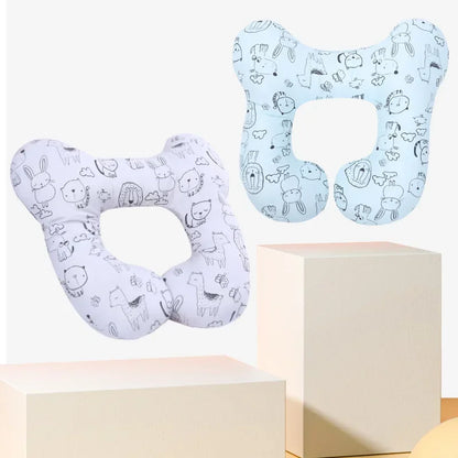 Baby Stroller U-Shaped Neck Pillow - Cartoon Design Newborn Car Seat Sleeping Headrest Cushion Kids Neck Support Protector
