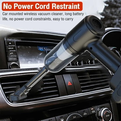 Mini Wireless Car Vacuum Cleaner 12V 4300Pa Ultra-Strong Suction Handheld Vacuum Portable Mini Air Blower for Home and Car
