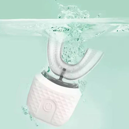 Electric Toothbrush U-Shaped Automatic Ultrasonic 360° USB Charge Toothbrush Intelligent Rechargeable Toothbrus Adult