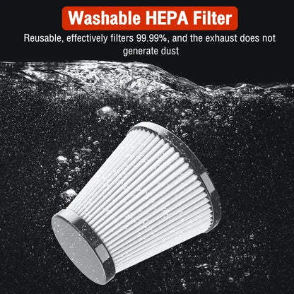 Mini Wireless Car Vacuum Cleaner 12V 4300Pa Ultra-Strong Suction Handheld Vacuum Portable Mini Air Blower for Home and Car