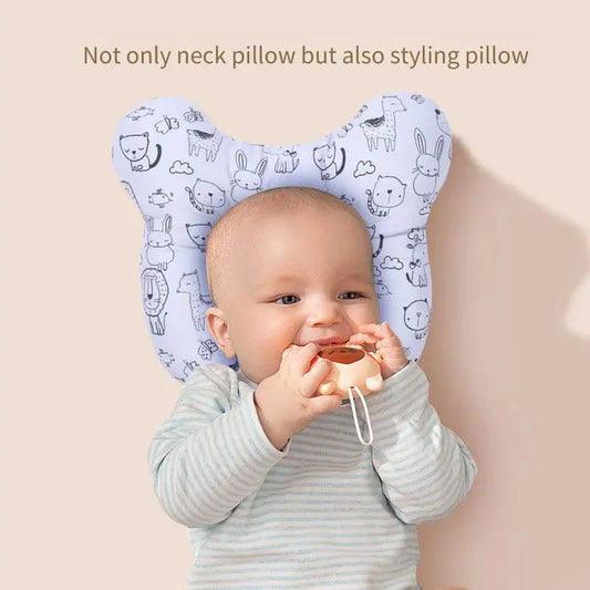 Baby Stroller U-Shaped Neck Pillow - Cartoon Design Newborn Car Seat Sleeping Headrest Cushion Kids Neck Support Protector