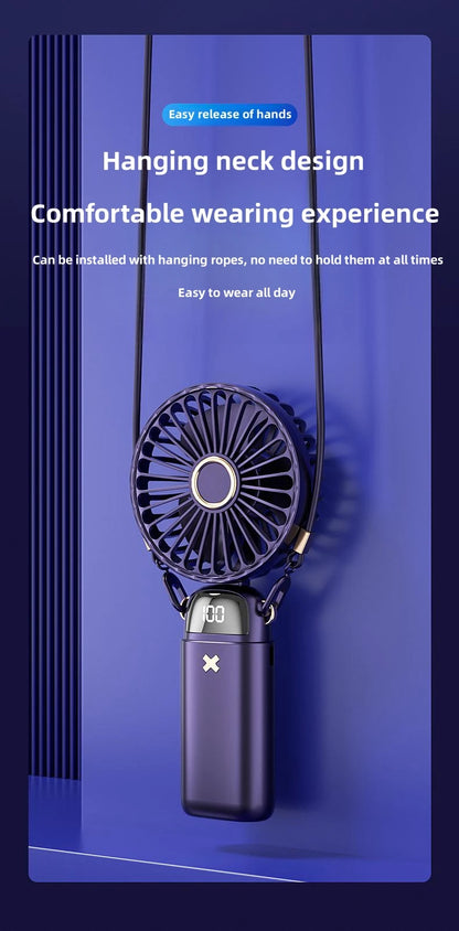 Mini Handheld Small Fan Portable Portable Silent Office Desk Student On Dormitory Charging Outdoor Hand Holding Fan Small