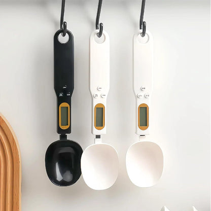 Digital Measuring Spoon | High Precision 0.1g Accuracy | Rechargeable Kitchen Scale for Baking & Cooking | Ergonomic Handle with USB Charging | Multi-Use for Coffee, Tea, Spices | Easy-to-Read Display | Durable Plastic, Bakin